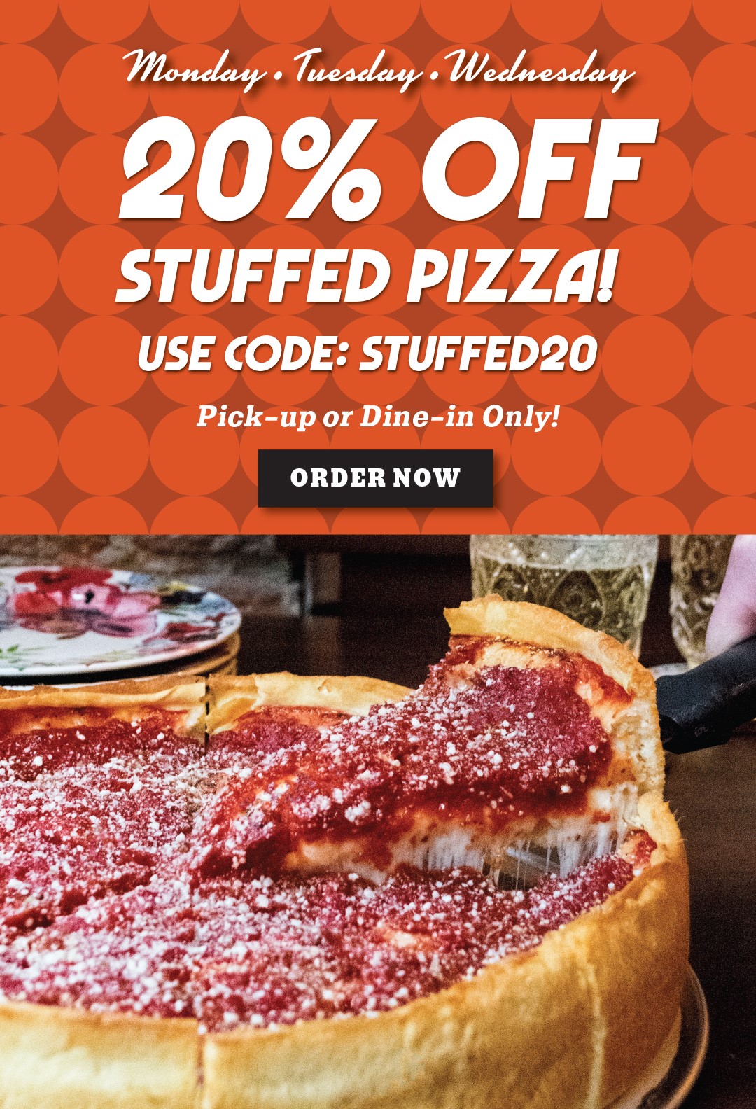 Best Chicago Pizza Delivery &amp; Dine In - Nancy's Pizza
